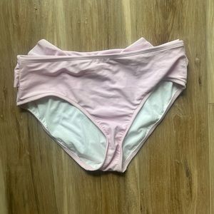 Super cute baby pink swim bottoms.